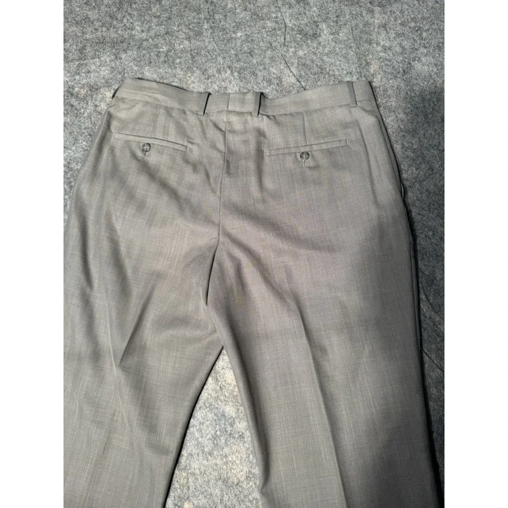 Perry Ellis Portfolio‎ Straight Dress Pants Men's Size 34/32 Gray City Pair